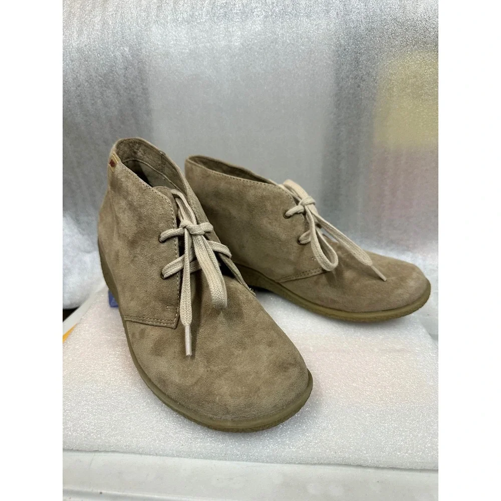 HP Suede Chukka‎ Boots Mens Tan Lace Up Ankle Boots Casual Fashion Footwear 7W